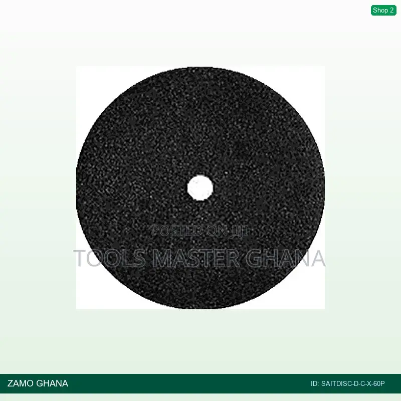 Abrasive Paper Round Black 115mm 60p With Hole - Saitdisc-d-c-x-60p