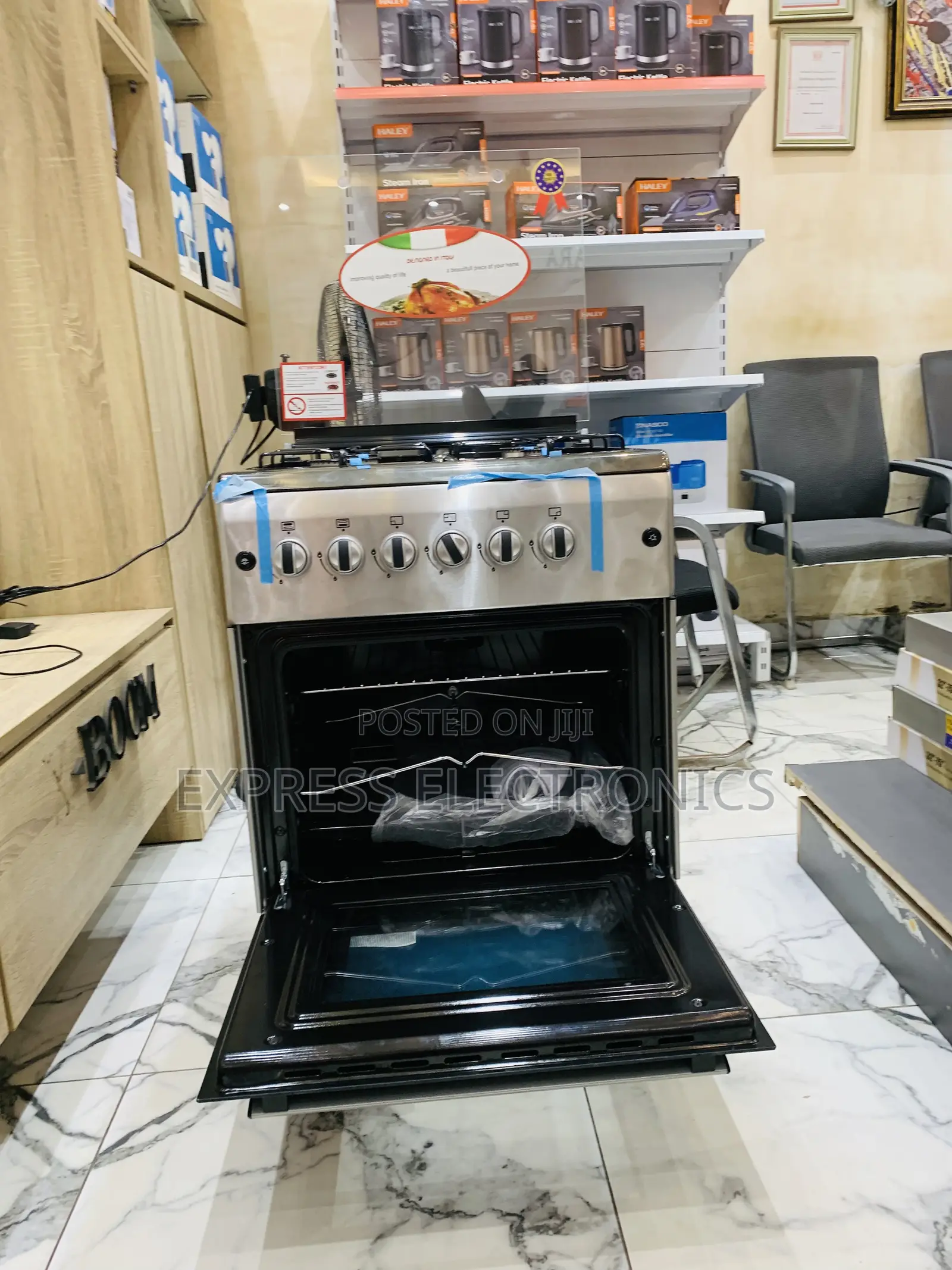 Text Us for Your New Line 60/60 4burner Gas Cooker Oven Grill