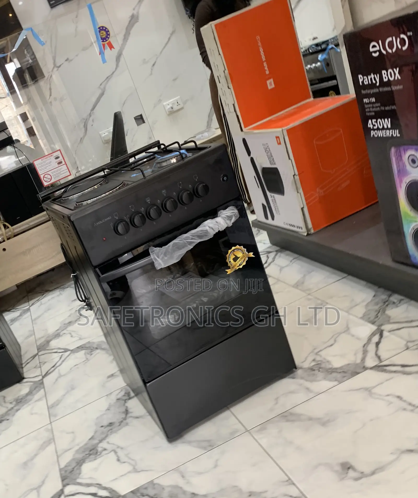 Super New Volcano 50x50cm (2 Gas + 2 Electric) Cooker