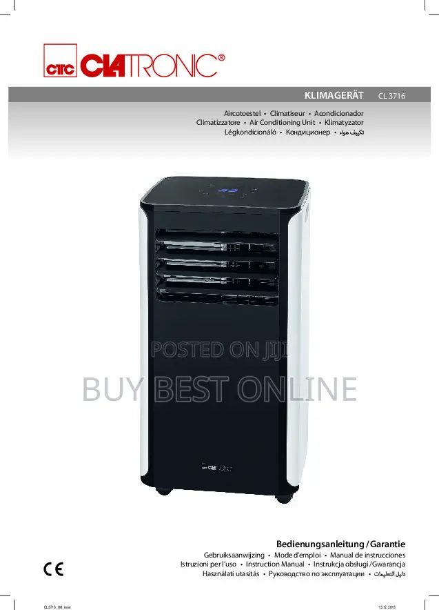 Clatronic 9000btu Portable Air Conditioning Unit