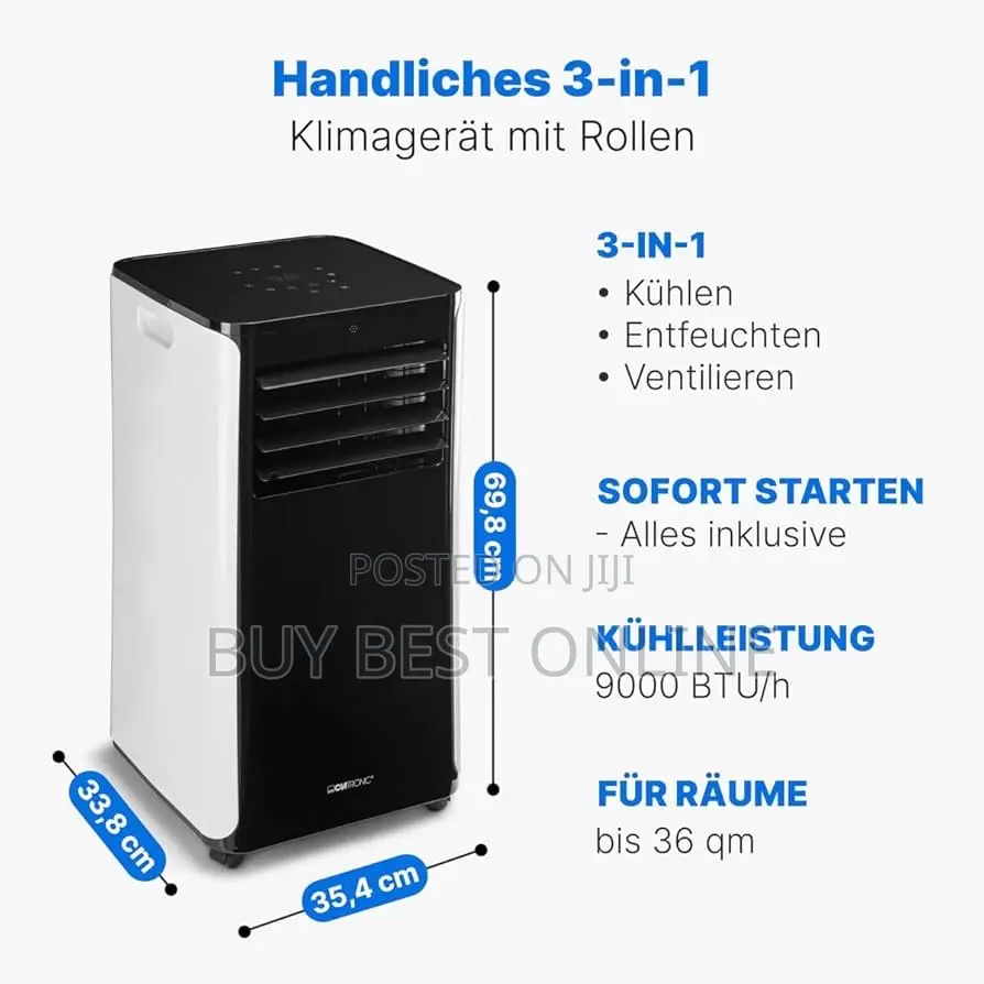 Clatronic 9000btu Portable Air Conditioning Unit