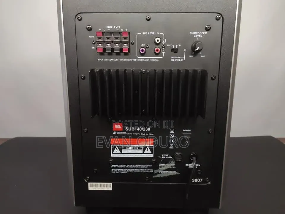 Powerful JBL Down Firing Active Subwoofer Deep Warm Bass