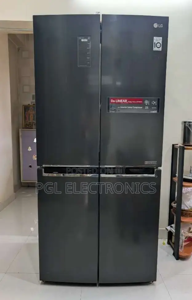 Lg 674l Side-by-Side Refrigerator With Multi Air Flow, Gc-B257kqjw