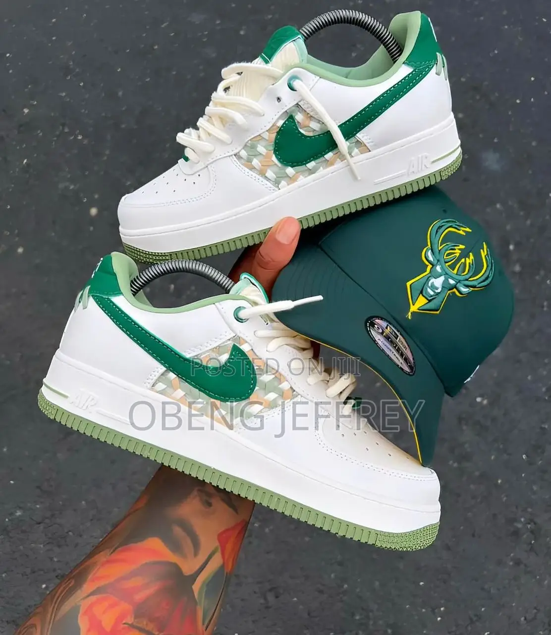 Original Airforce 1 Premium White/Green