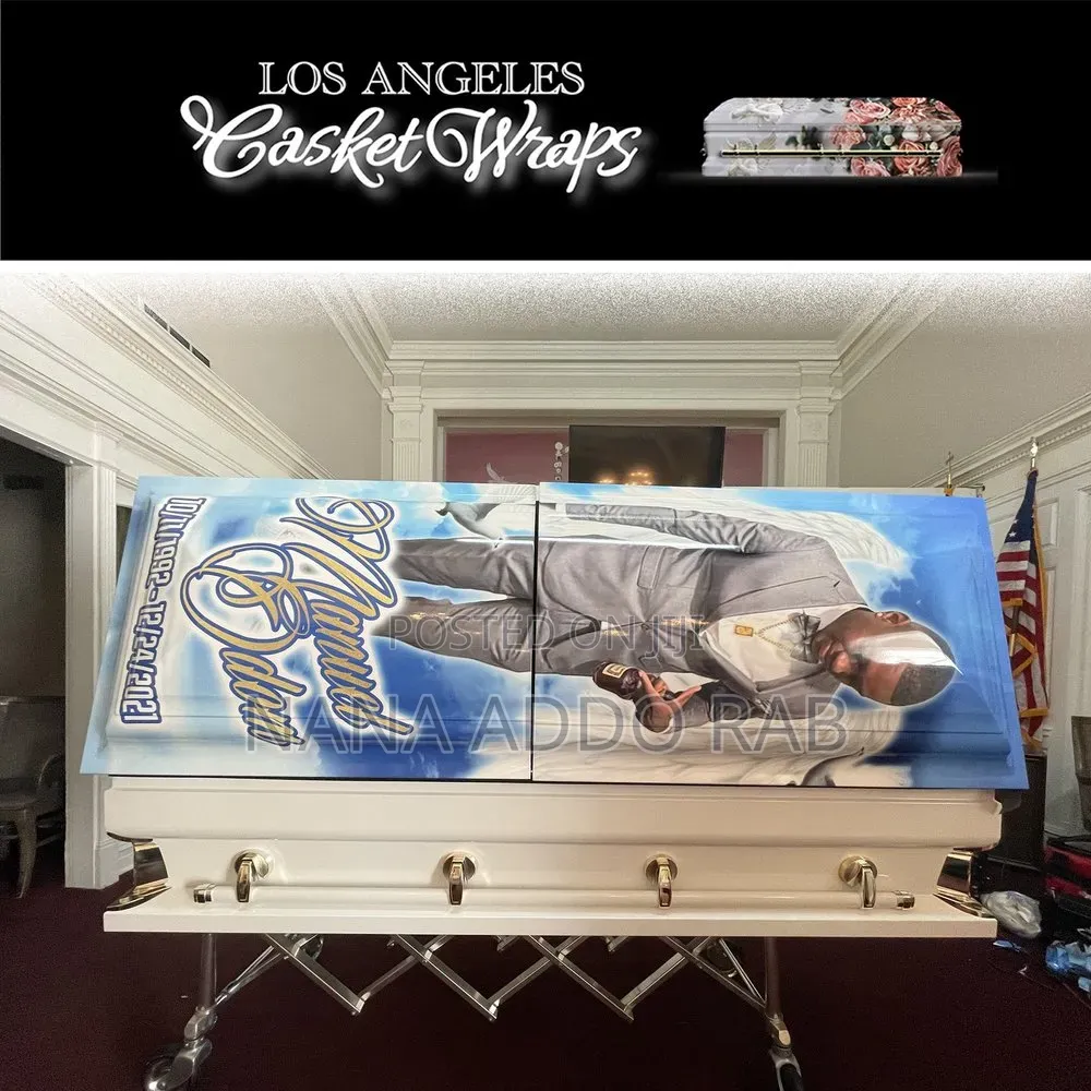 Wrapping Casket With Your Own Pictures and Colours or Customize