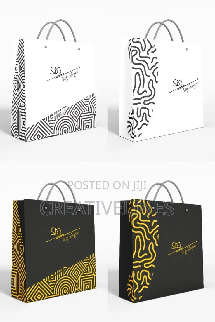 White and Black Bags