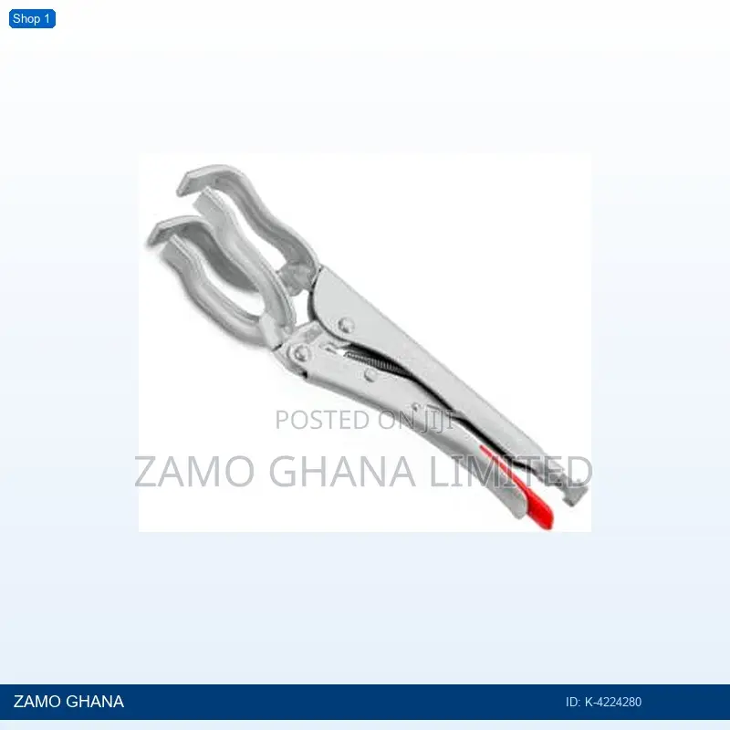 Welding Grip Locking Plier 280mm Jaw Close Silver With Adj - K-