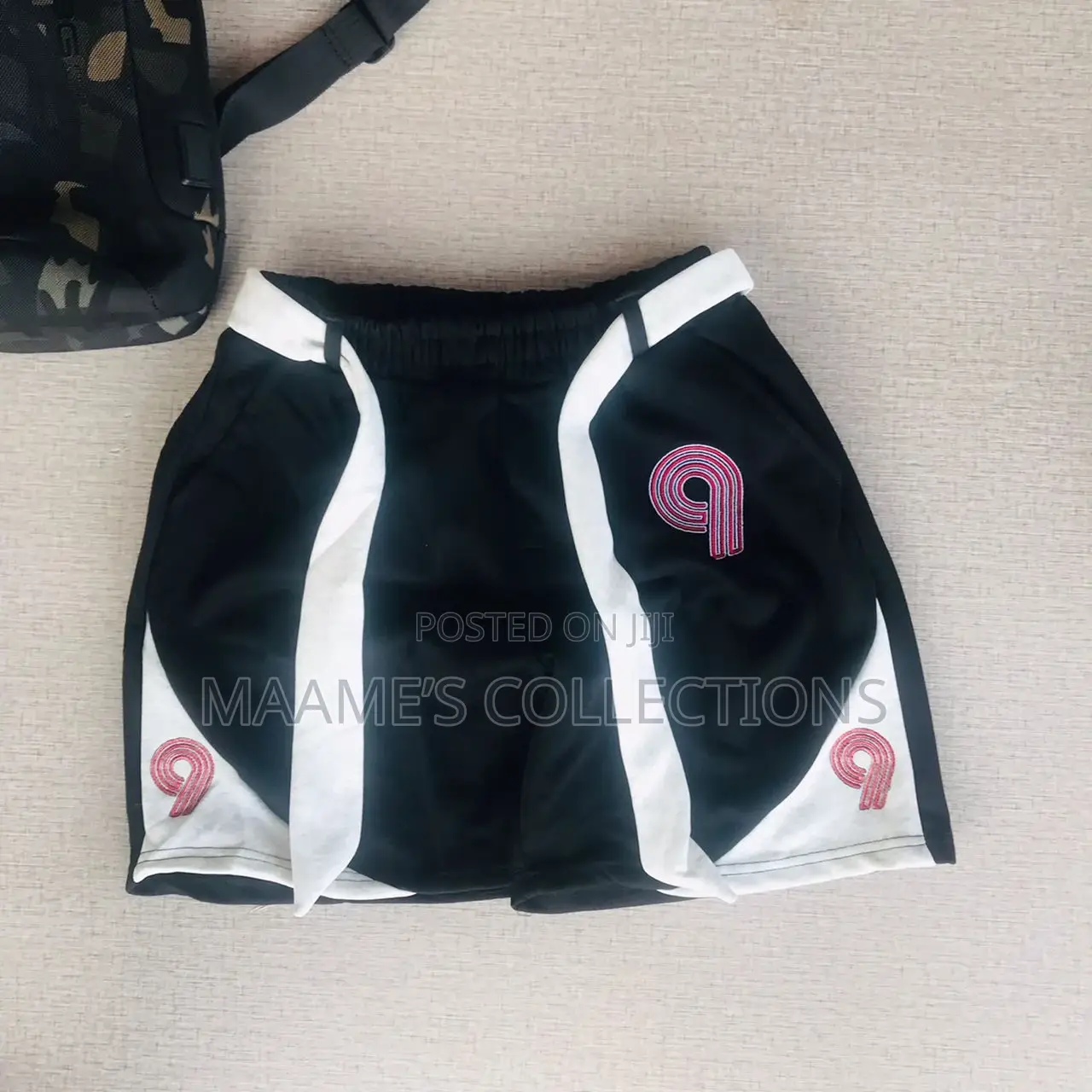 Casablanca Logo- Print Drawstring Shorts.