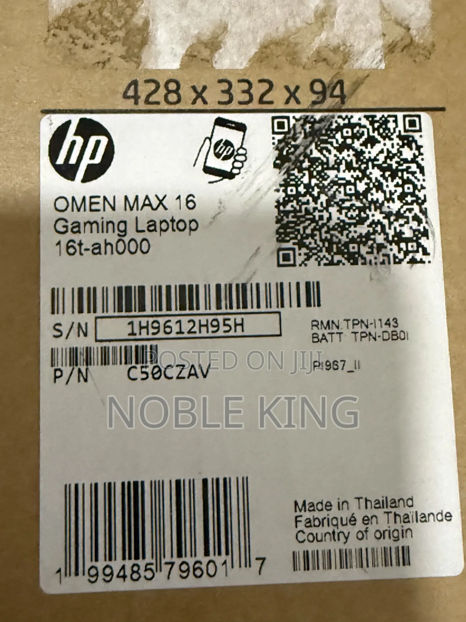 New Laptop HP Omen Max 16 16GB Intel Core Ultra 7 SSD 1T