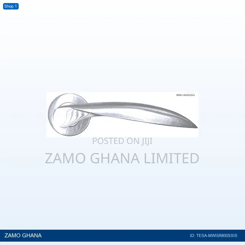 Tesa Door Handle Solid Lever Handle Wind Stainless - Tesa-Mwi5r800ssis