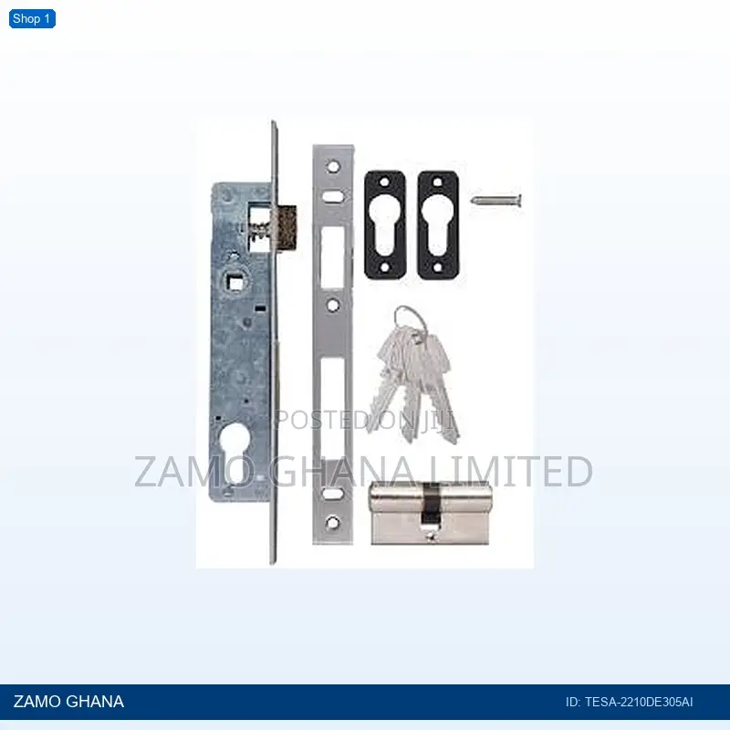 Tesa Sliding Deadlock 2210de Series (Alu Finished) - Tesa-2210de305ai