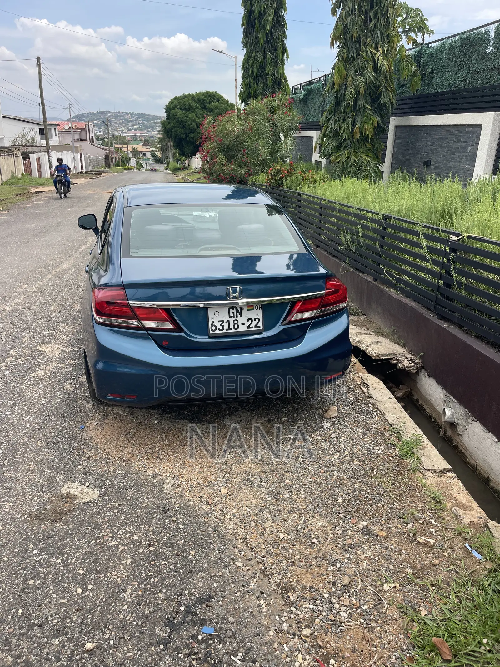 Honda Civic EX 4dr Sedan (1.8L 4cyl CVT) 2014 Blue