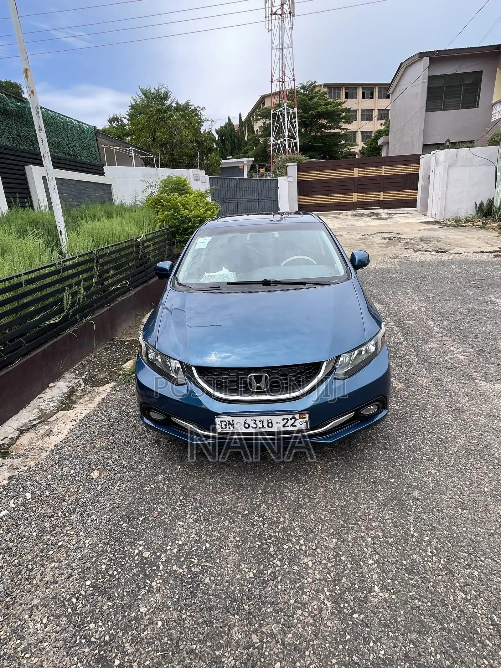 Honda Civic EX 4dr Sedan (1.8L 4cyl CVT) 2014 Blue