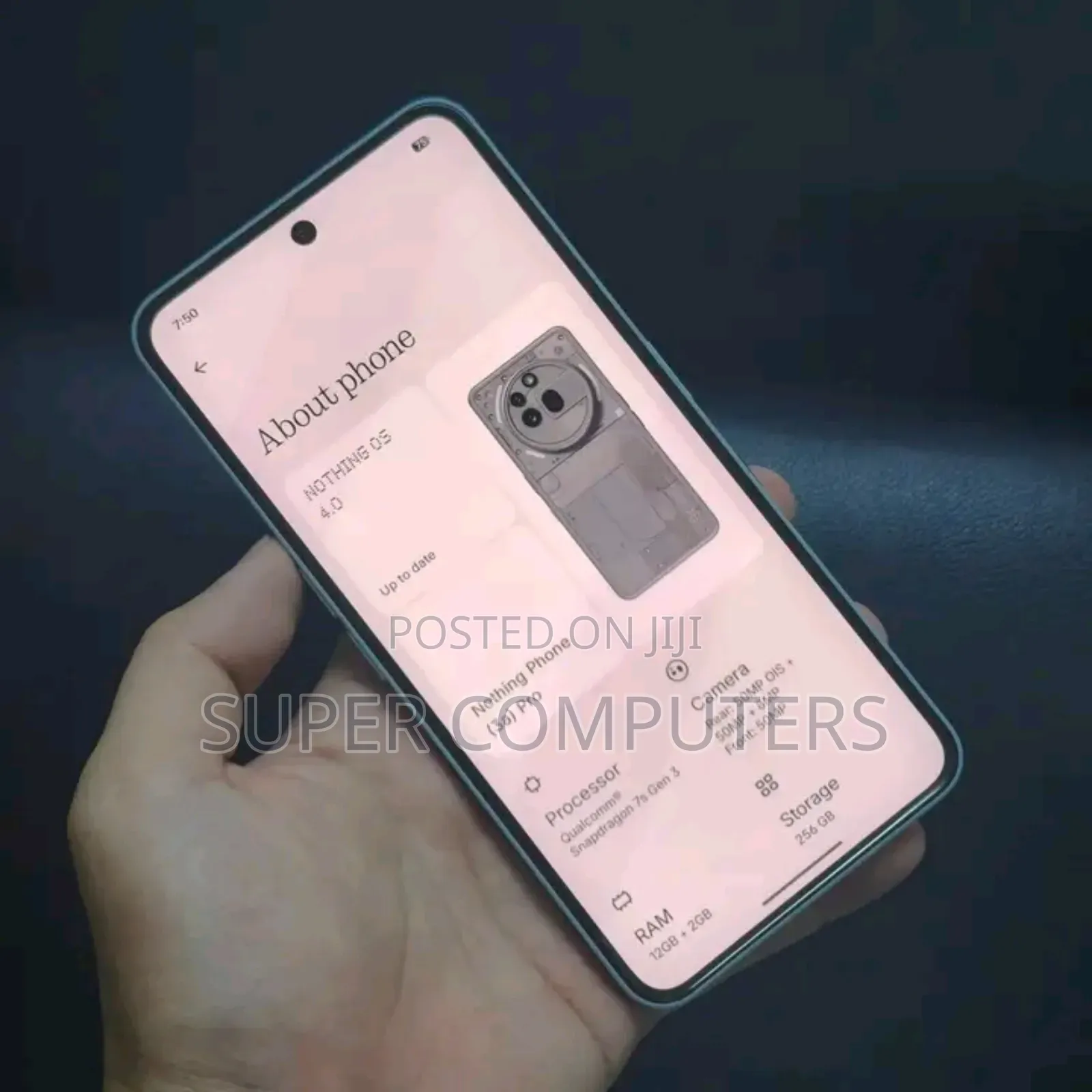 New Nothing Phone 3a Pro 256 GB White