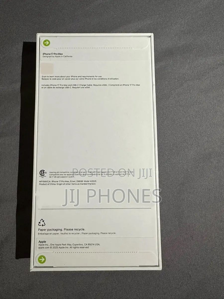 New Apple iPhone 17 Pro Max 512 GB Silver