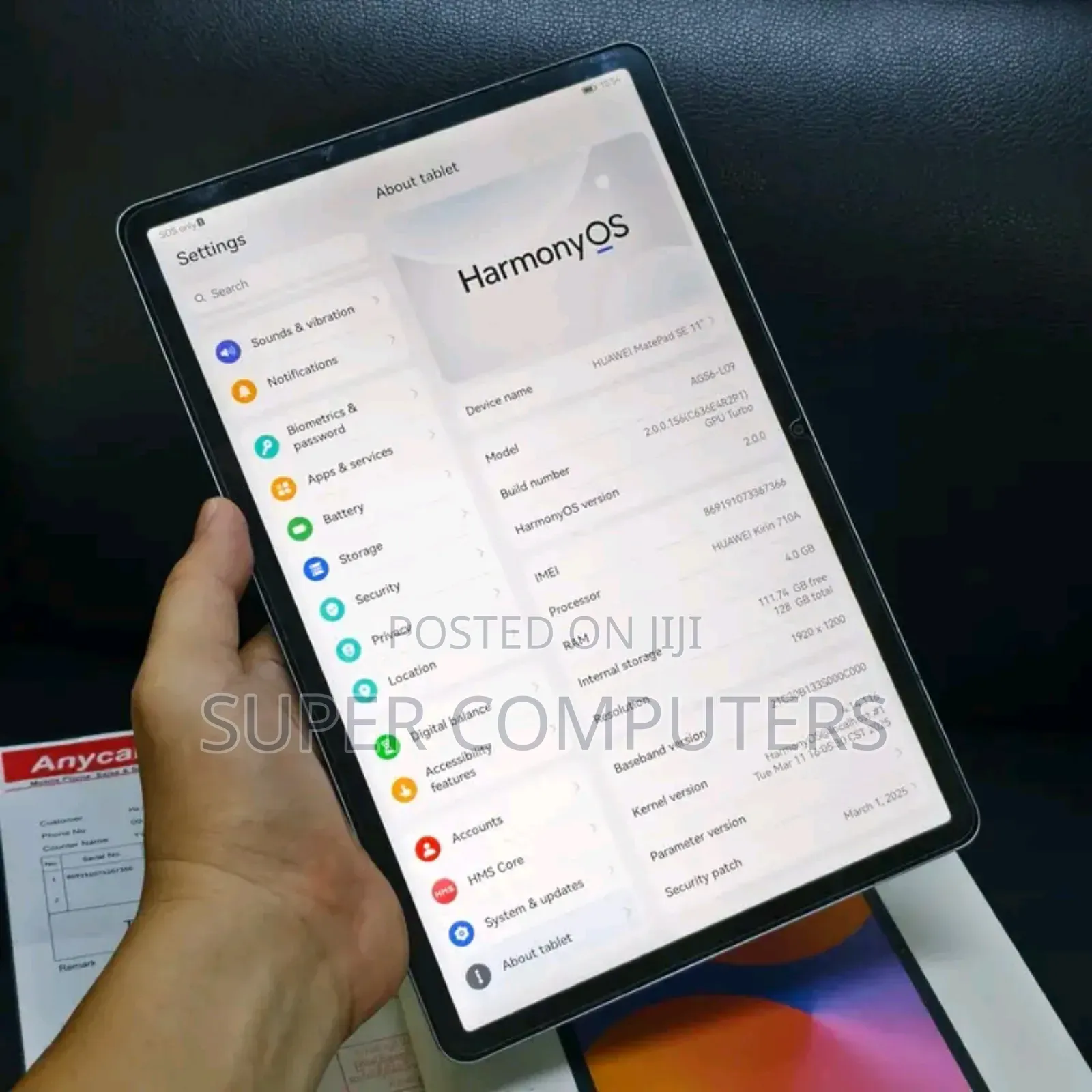New Huawei MatePad SE 128 GB Black