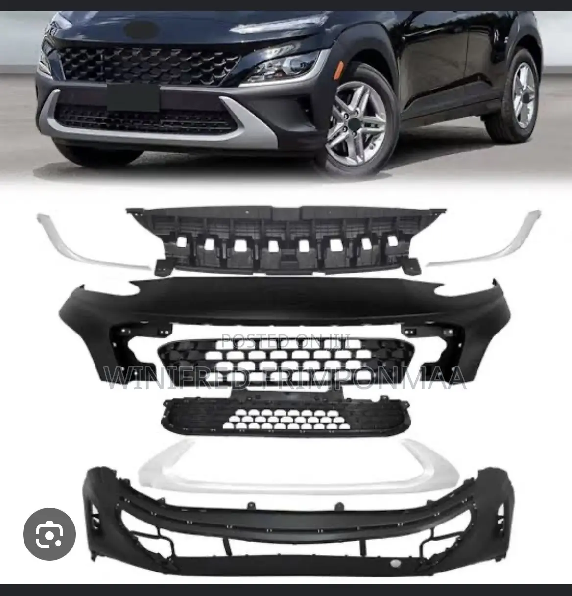 Hyundai Kona 2022,2023,2024 Front Bumper Complete
