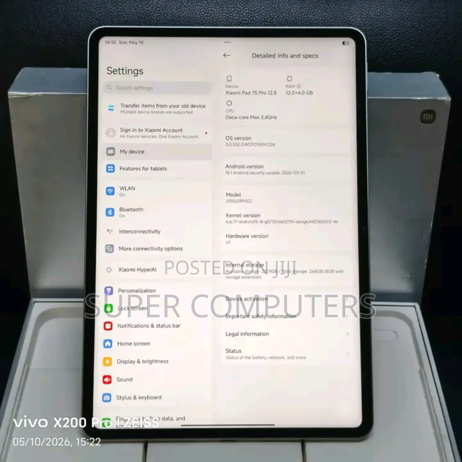 New Xiaomi Pad 7 Pro 256 GB Gray