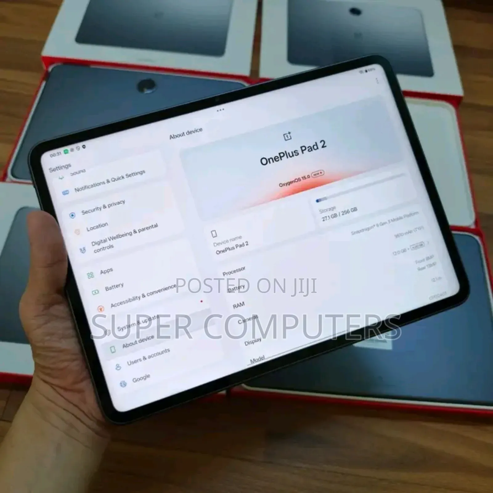 New OnePlus Pad 2 256 GB Gray