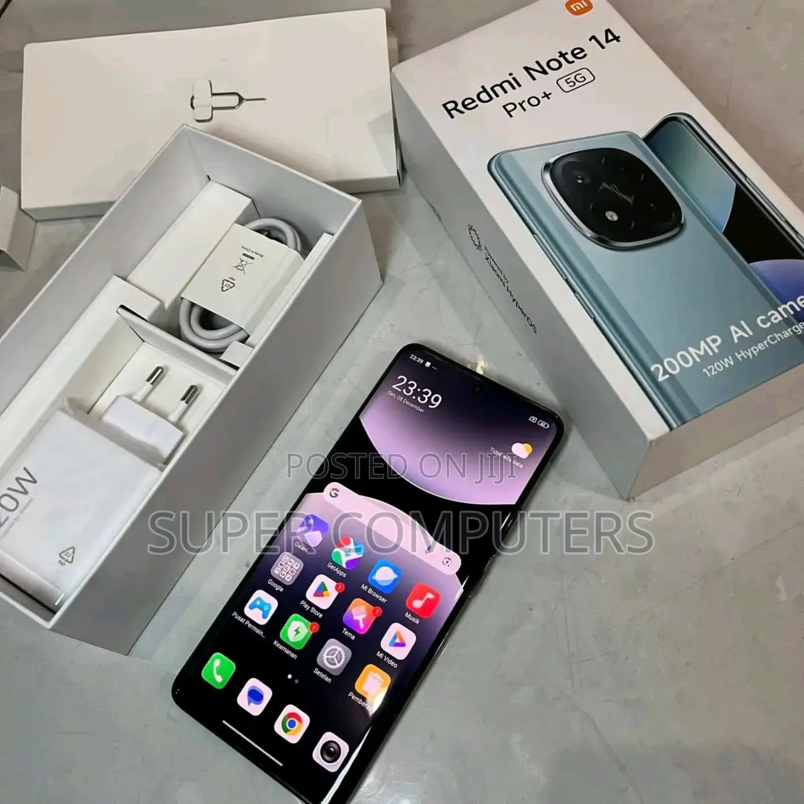 New Xiaomi Redmi Note 14 Pro+ 5G 256 GB Black