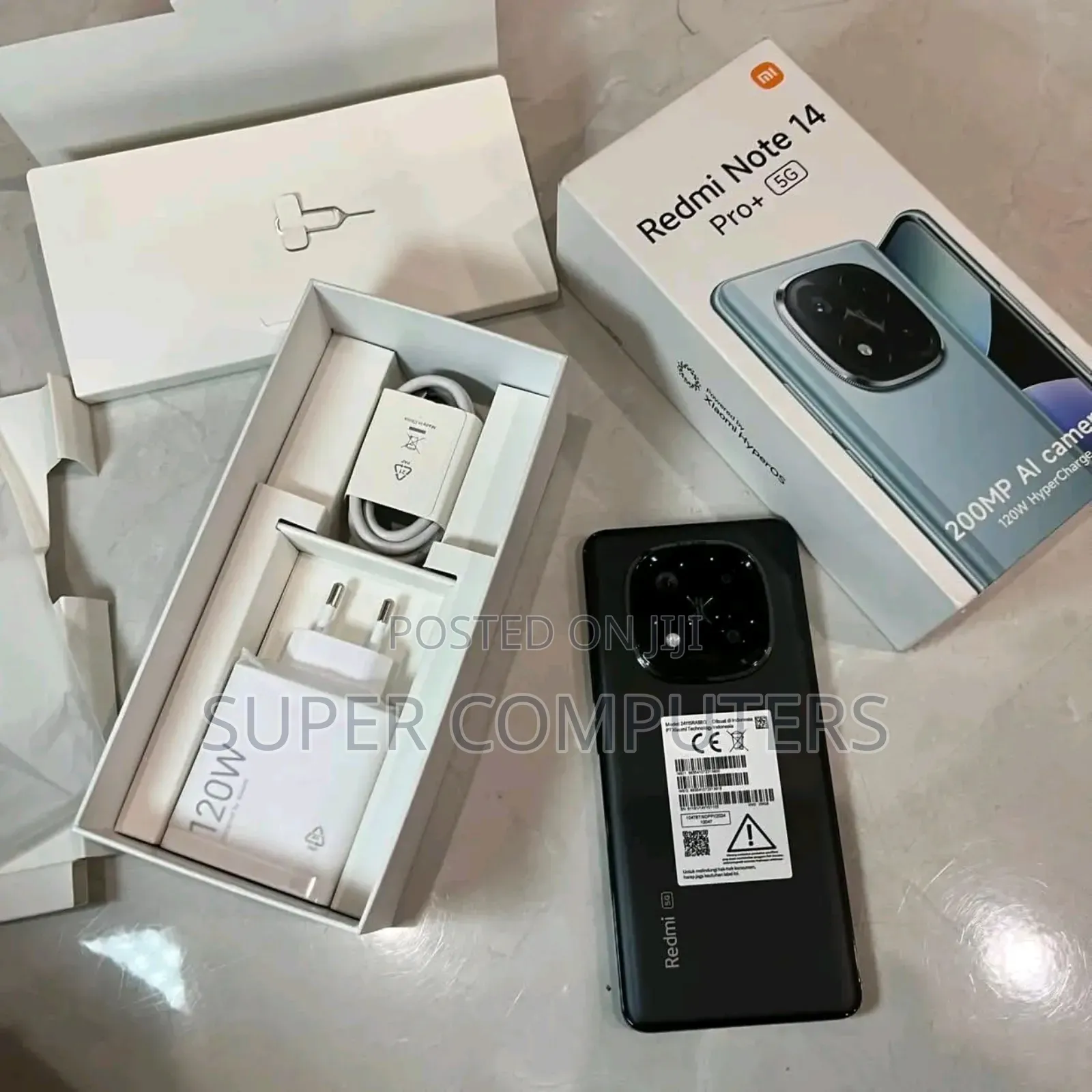 New Xiaomi Redmi Note 14 Pro+ 5G 256 GB Black