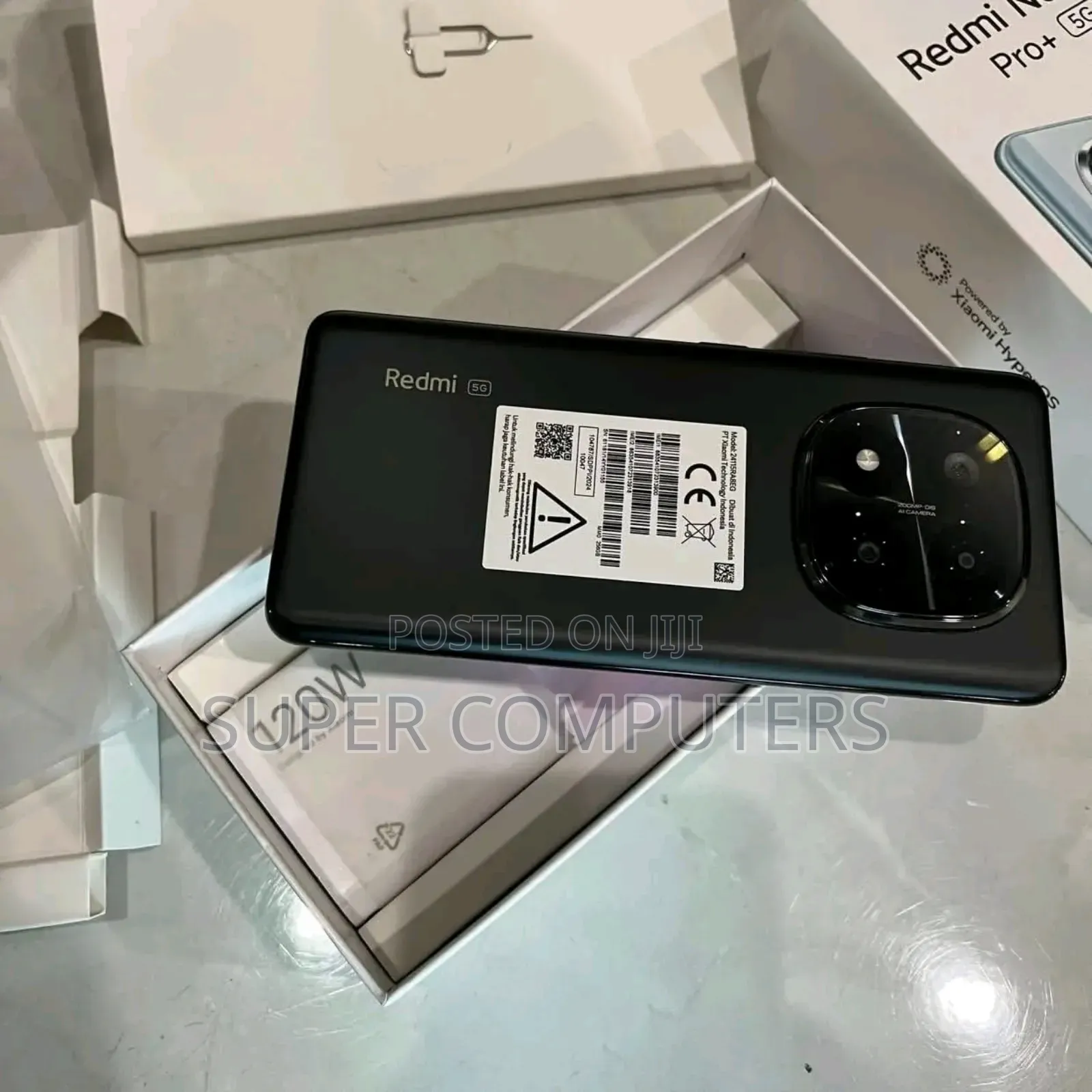 New Xiaomi Redmi Note 14 Pro+ 5G 256 GB Black