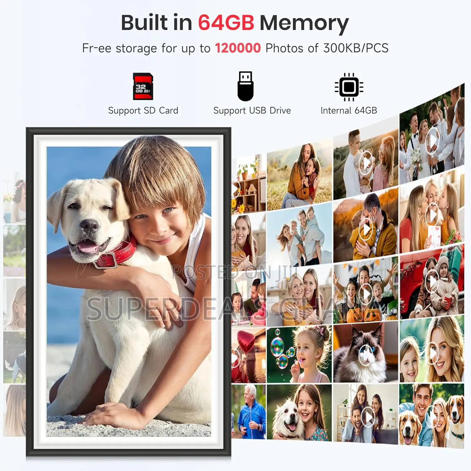 Frameo 15.6 Inch Wifi Digital Photo Frame