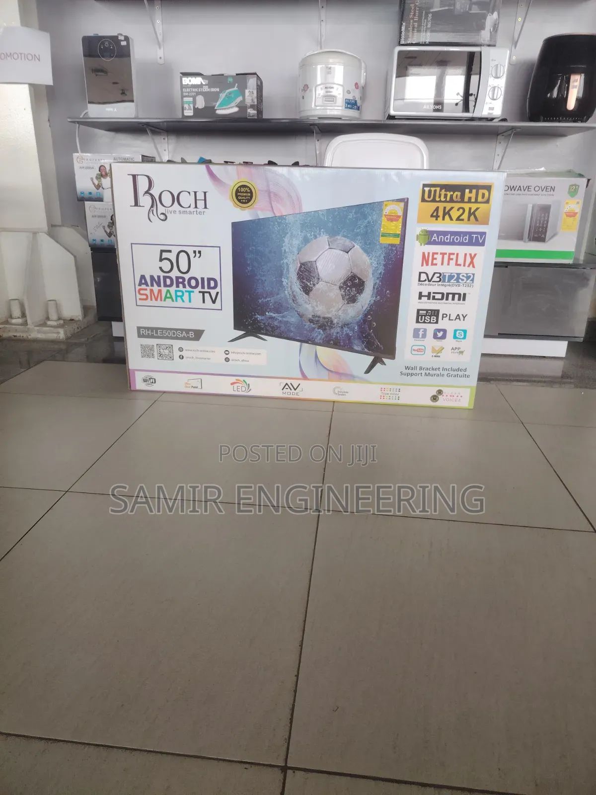 Roch 50" Smart Android Tv (Rh-Le55dsa-B): Your Cinema at Home