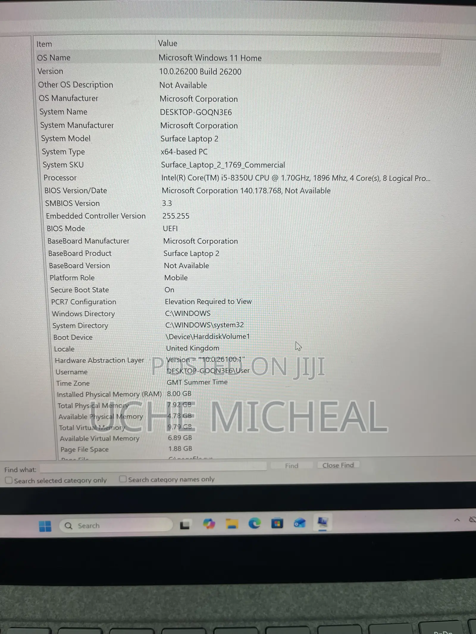 Laptop Microsoft Surface Book 2 8GB Intel Core i5 SSD 256GB