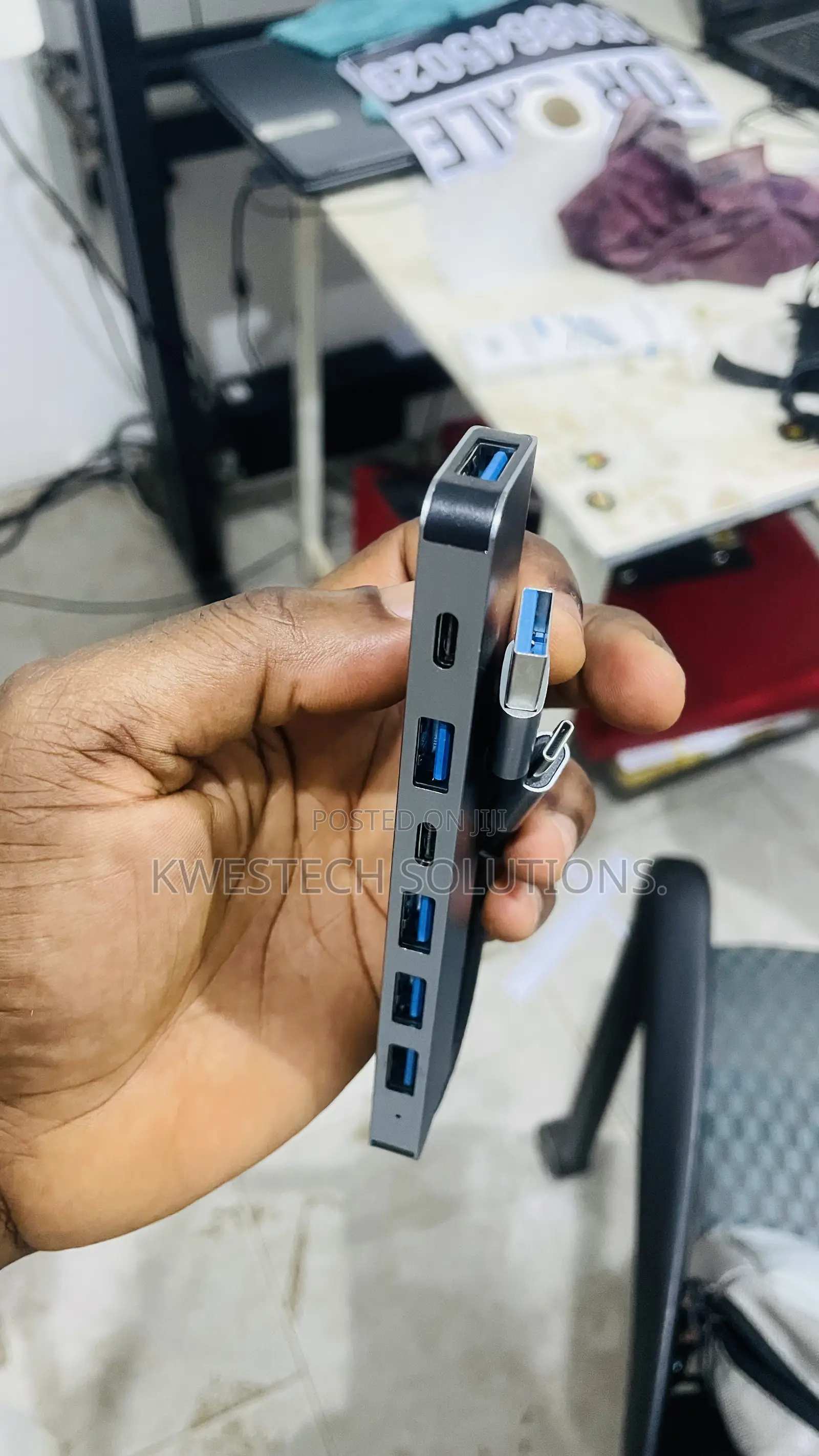 Usb and Type-C Port 7 in 1