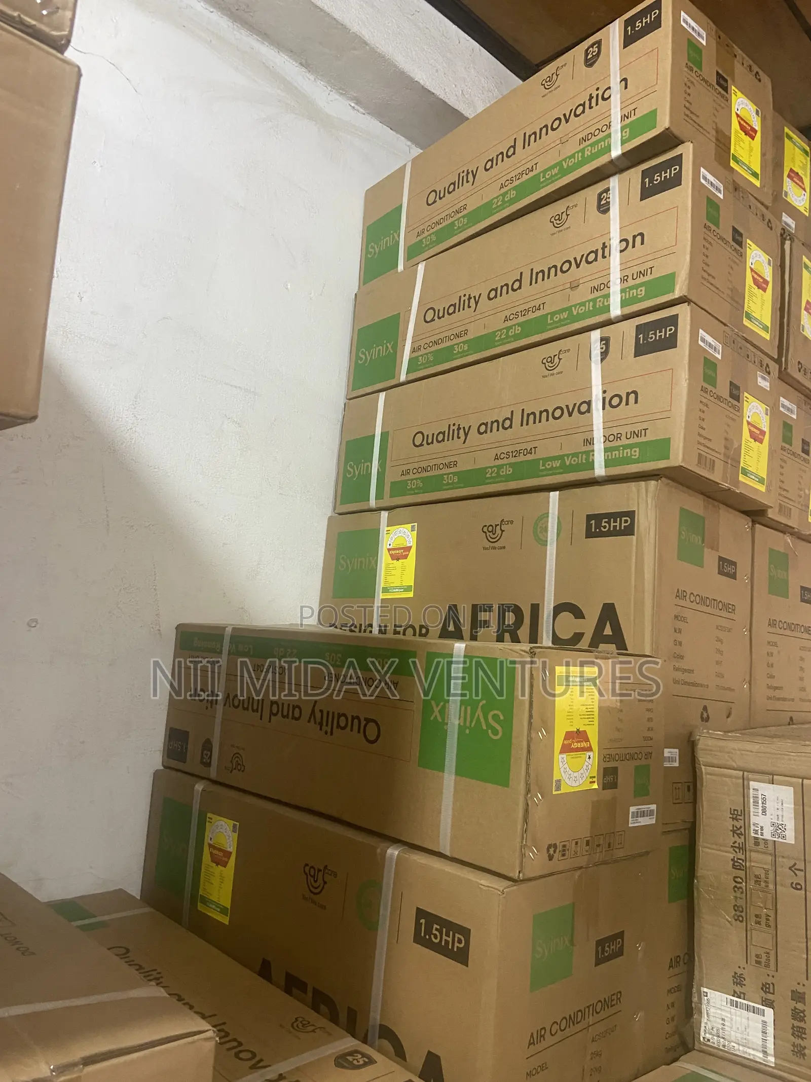 Brand New Syinix 1.5 Ac R410gas