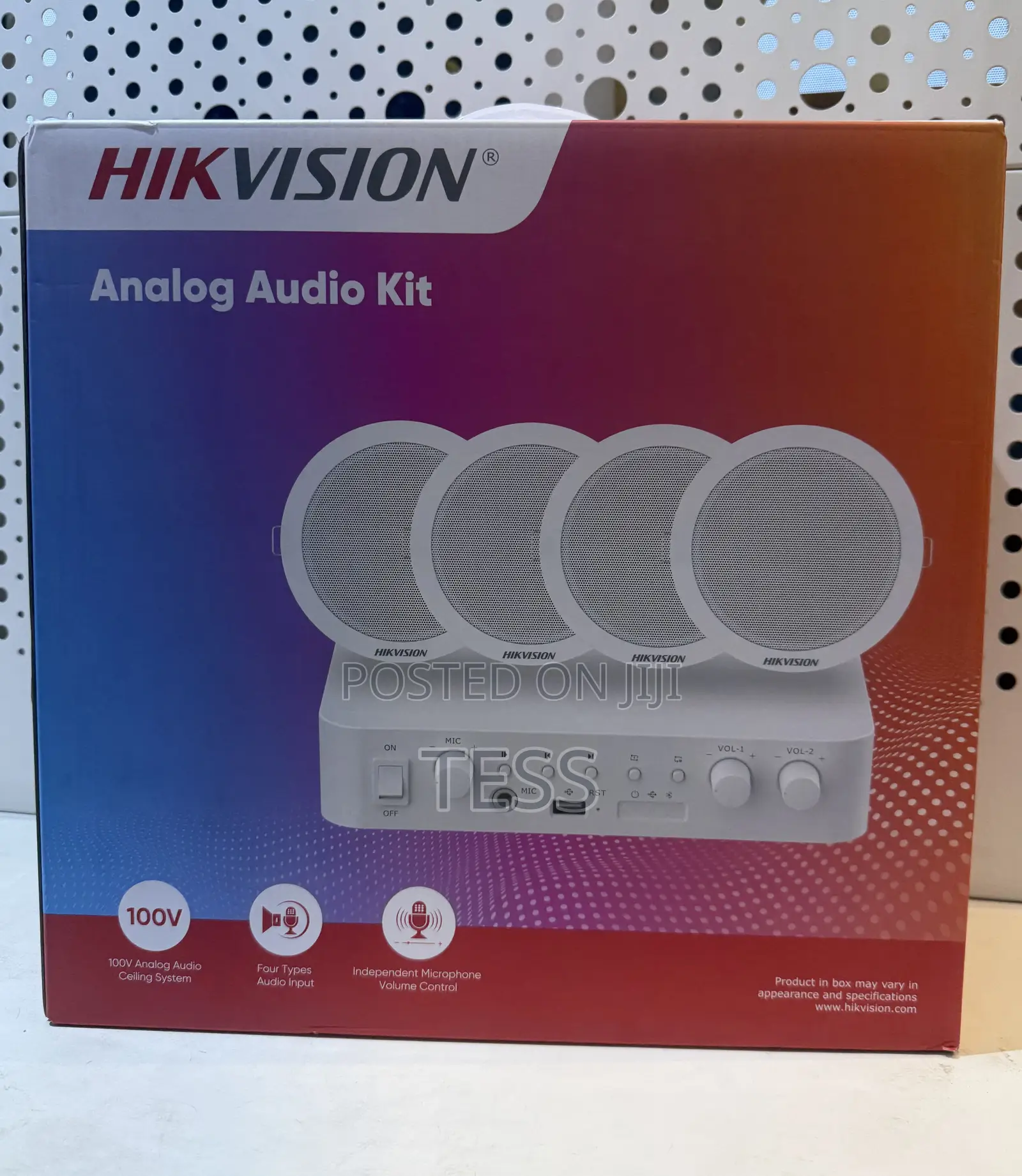 Hikvision Analog Amplifier Kit Speaker Audio Kit Ds-Qae0ka60206-4