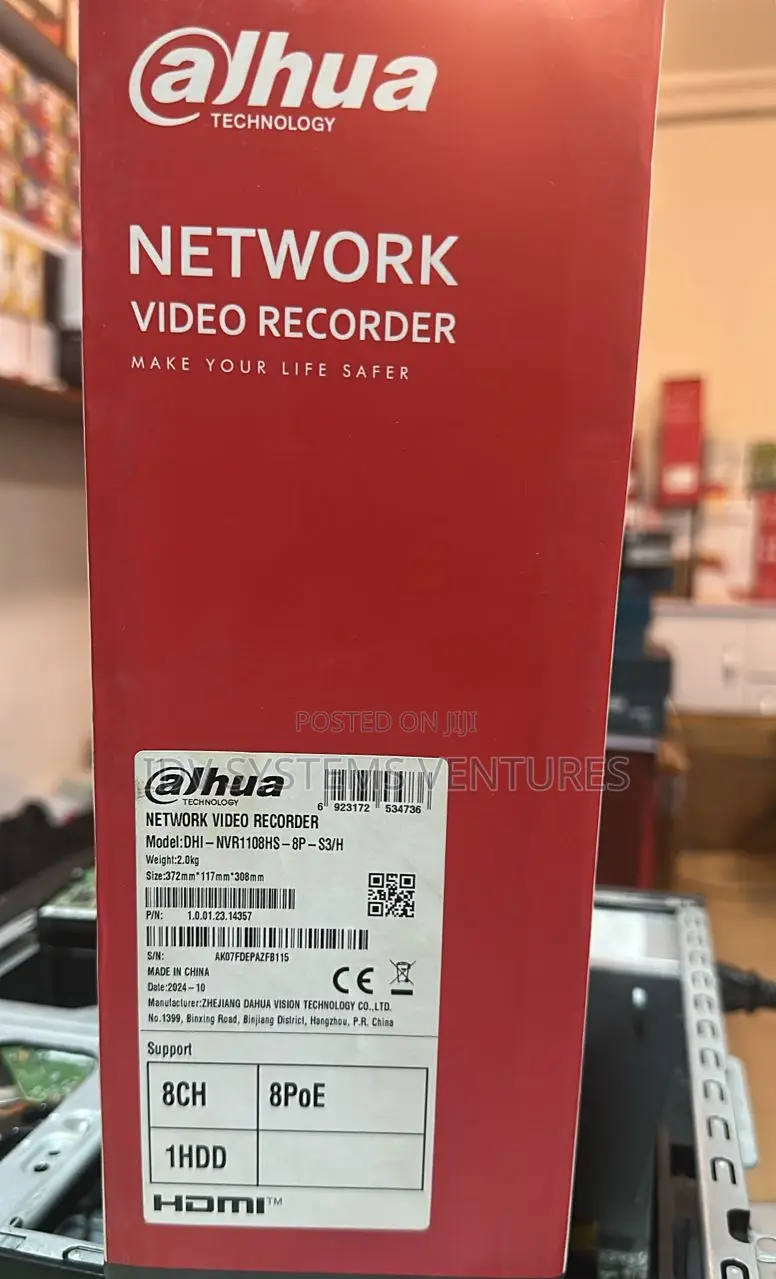 CCTV NVR 1108hs-S3/H8 Channel Compact 1u1hdd Lite H.265 Network Video