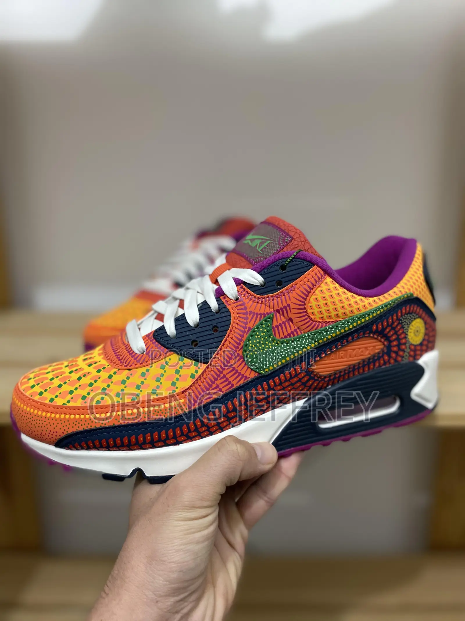 Original Airmax 90 Orange Dia De Los Meurtos
