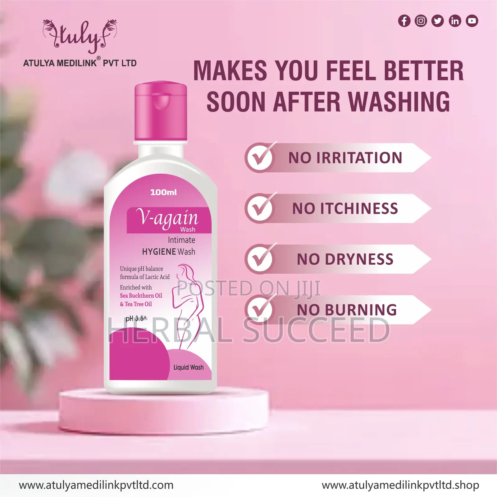 V- Again Intimate Feminine Hygiene Wash