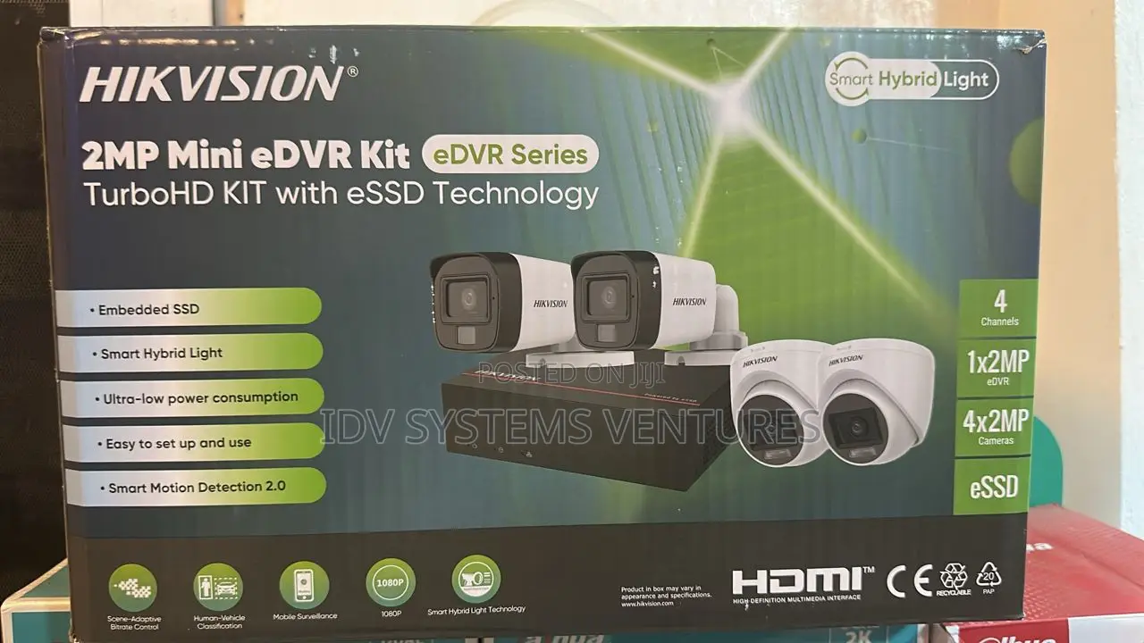 Ds-E04hghi-Xd 4-Ch 1080p Lite 1u H.265 Essd DVR