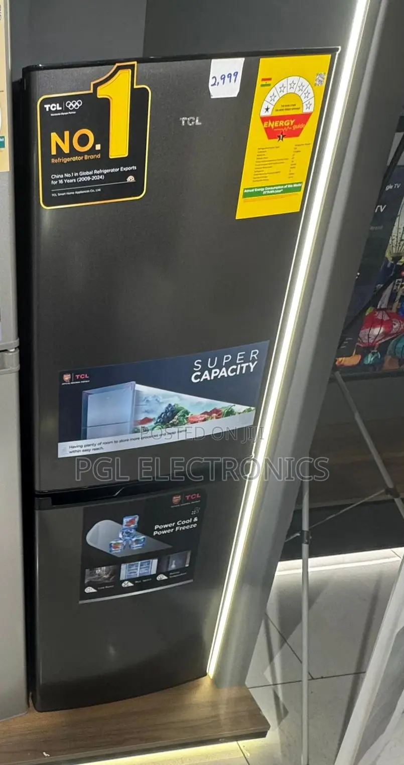 TCL 142l F185bfg Bottom Mount Fridge Gray All New 2026 Model