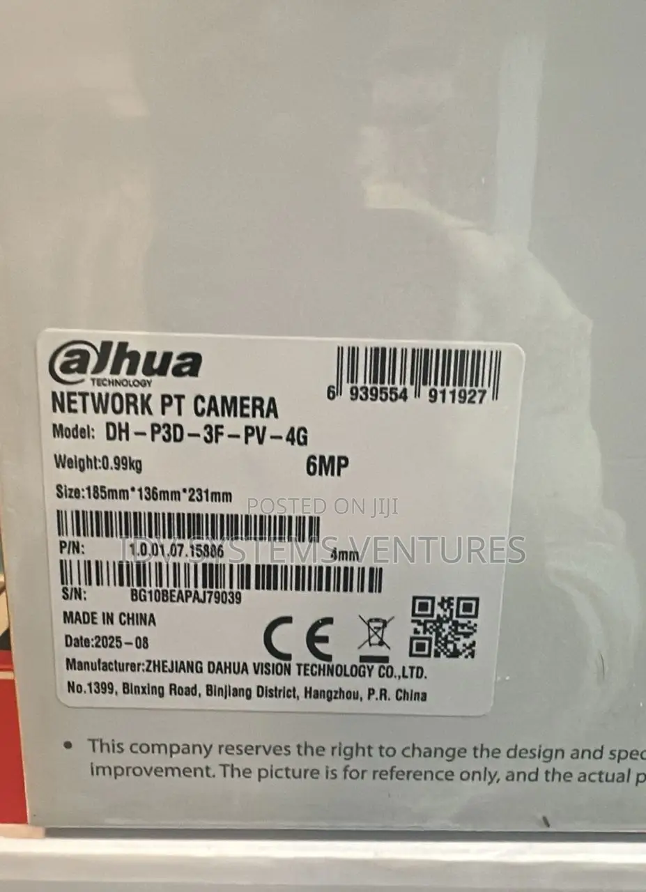 P3d-3f-Pv-4g 3+3mp Outdoor Dual-Lens Pan Tilt 4g Camera