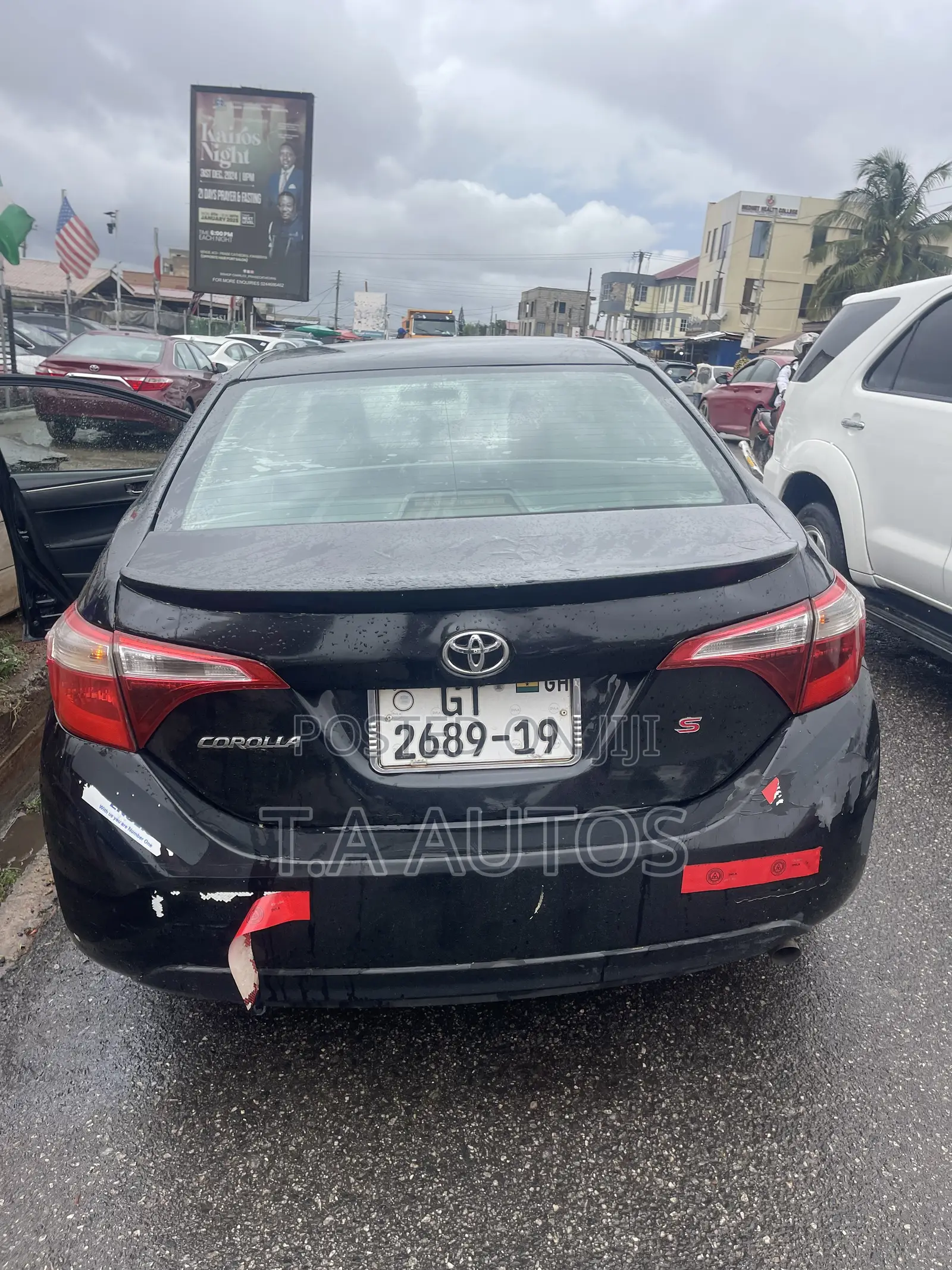 Toyota Corolla S 4dr Sedan (1.8L 4cyl CVT) 2016 Black