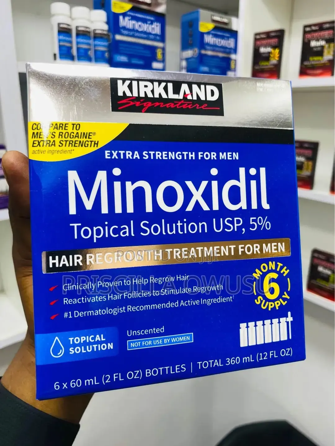 Kirkland Minoxidyl for Massive Hair and Beard Growth