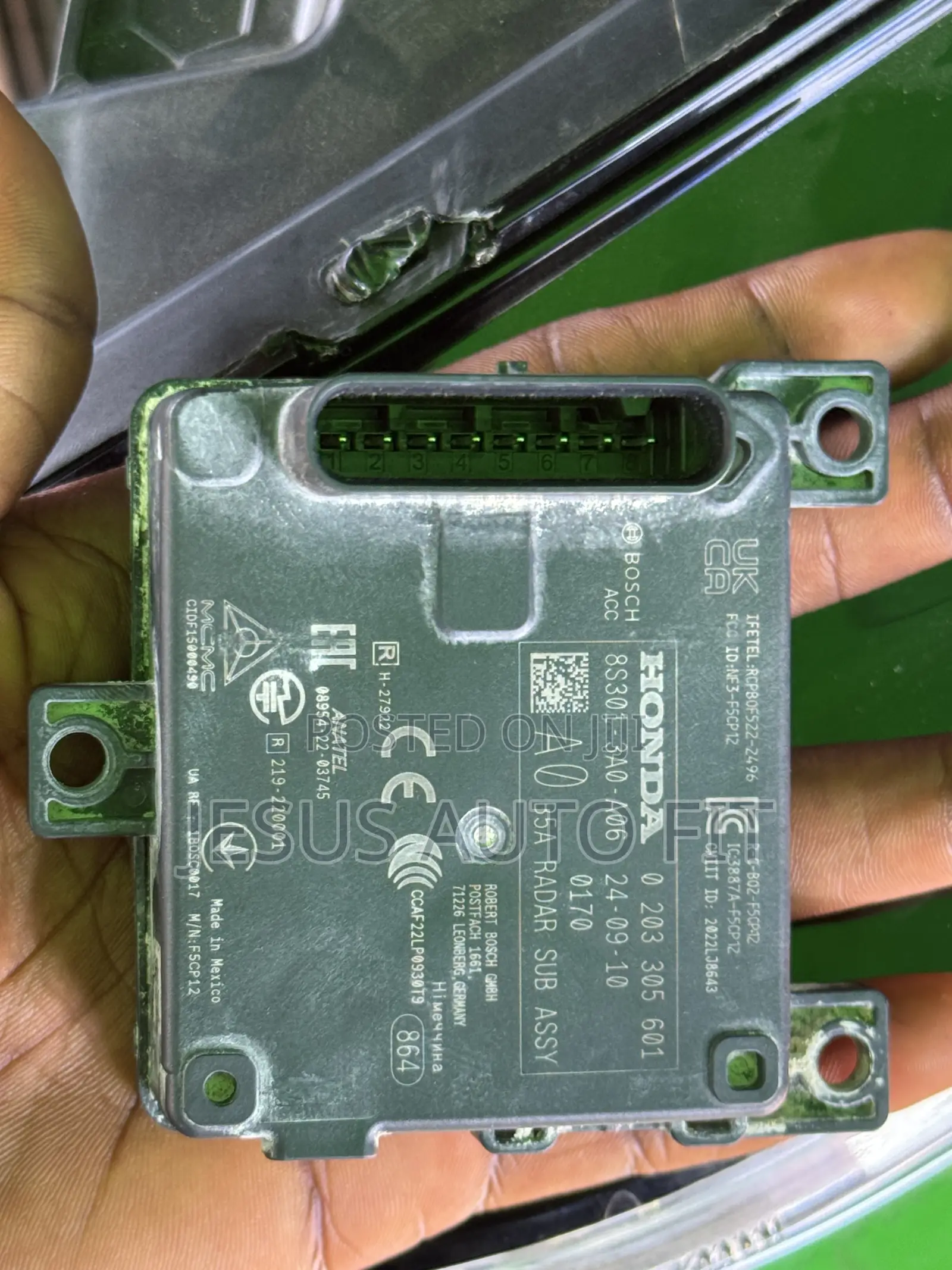 Honda CRV 2023-2025 Radar Sensor (8s303-3d4-A34)