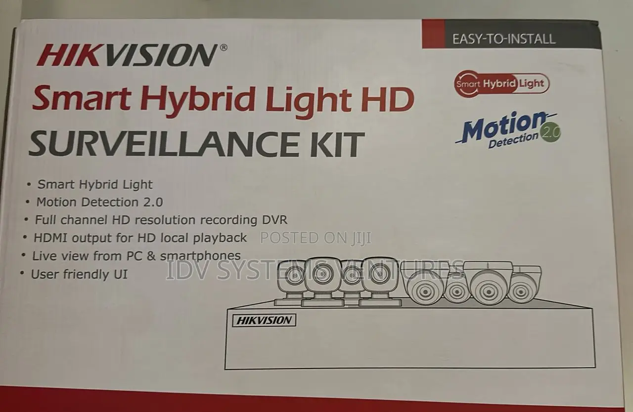 Ds-J142i/7208hghi-F1/N+4+4cam 8-Ch H.264 1 Mp Bullet Turret Kit
