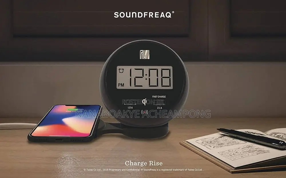 Wireless Charging Alarm Clock