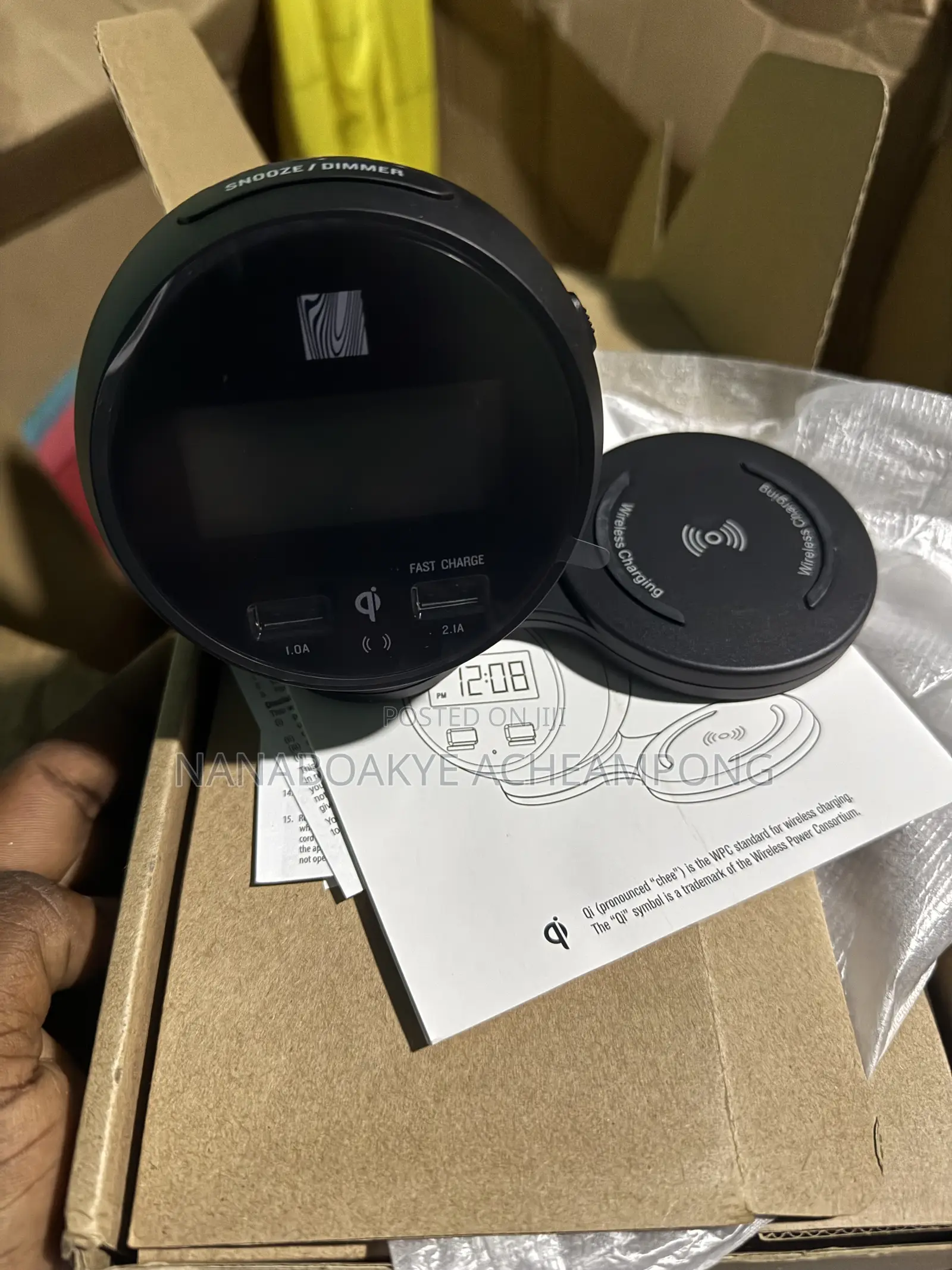 Wireless Charging Alarm Clock