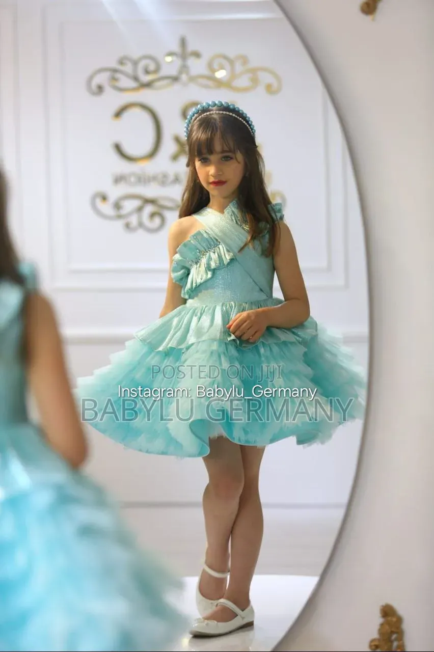 Turkey Imported Torquise Ballgown or Blue Dress