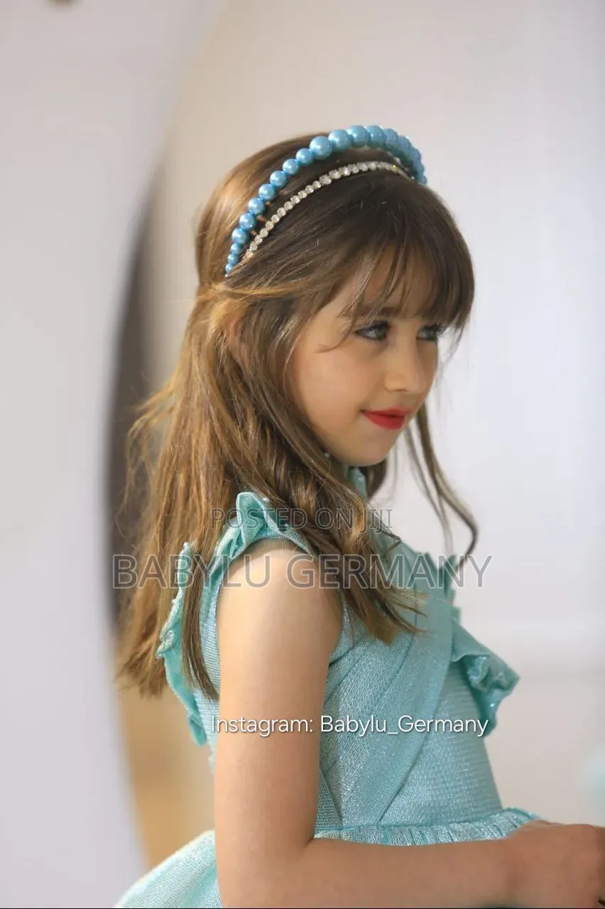 Turkey Imported Torquise Ballgown or Blue Dress