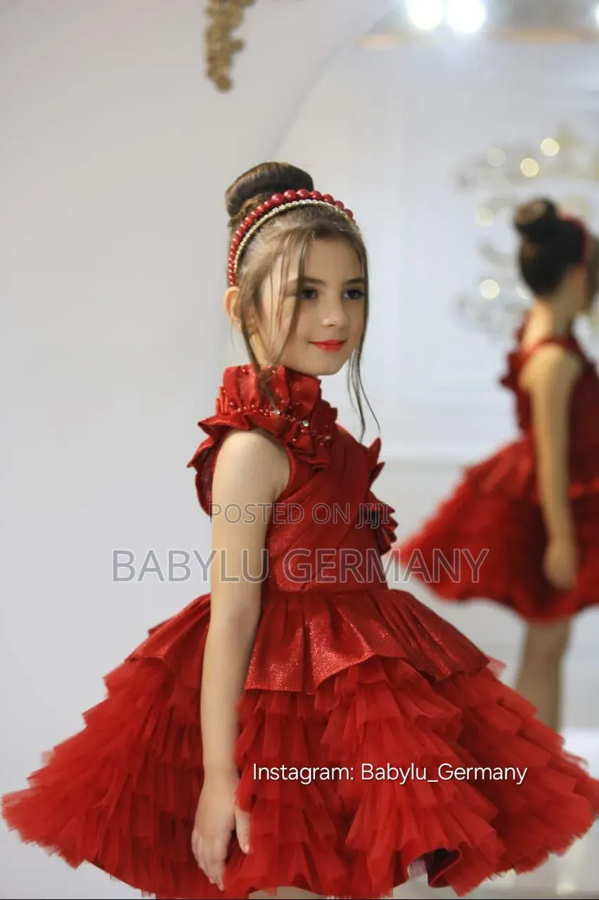 Turkey Imported Luxury Ballgown /Dress With Matching Headband