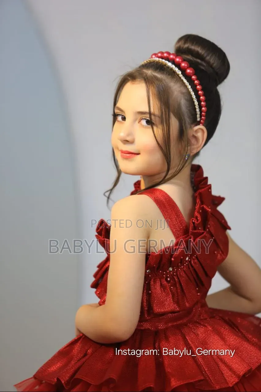 Turkey Imported Luxury Ballgown /Dress With Matching Headband