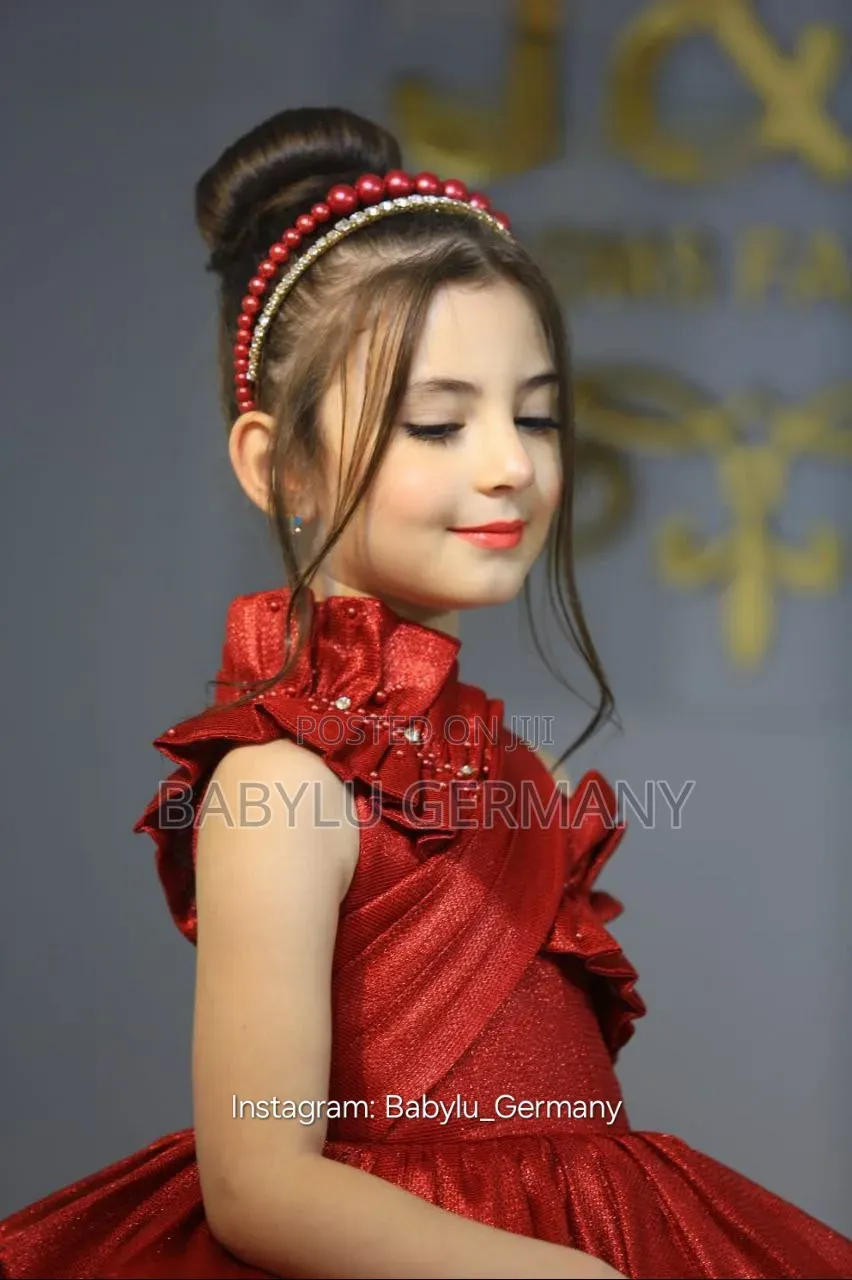 Turkey Imported Luxury Ballgown /Dress With Matching Headband