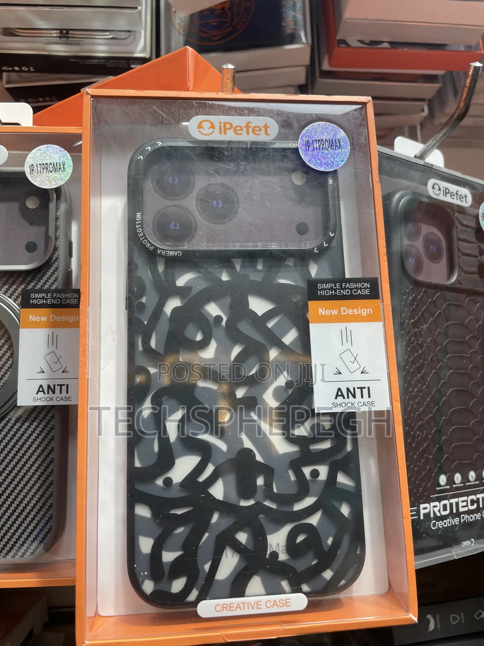 Luxury Ipefet Anti-Shock Case for iPhone 17 Pro Max – Brand New